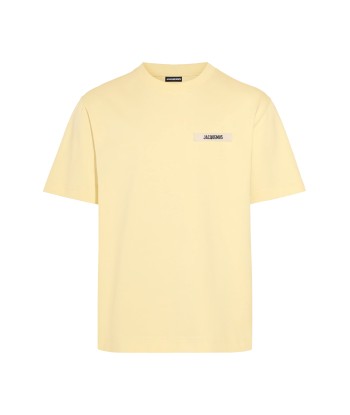 JACQUEMUS - LE T-SHIRT GROS GRAIN LIGHT YELLOW chez Cornerstreet bien 