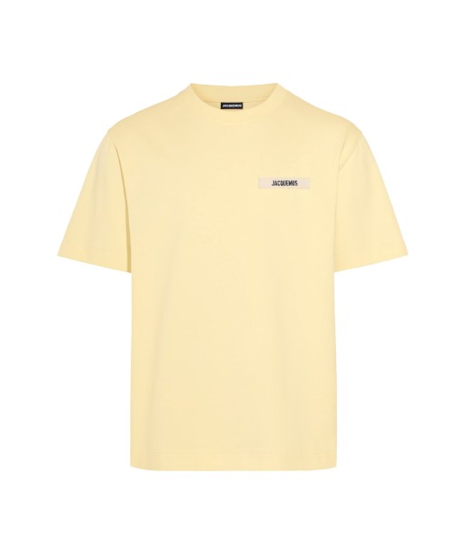 JACQUEMUS - LE T-SHIRT GROS GRAIN LIGHT YELLOW chez Cornerstreet bien 