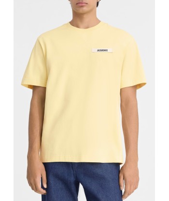 JACQUEMUS - LE T-SHIRT GROS GRAIN LIGHT YELLOW chez Cornerstreet bien 