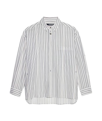 JACQUEMUS - LA CHEMISE MANCHES LONGUES PRINT BEIGE STRIPES d'Europe débarque