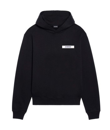 JACQUEMUS - LE HOODIE GROS GRAIN BLACK Véritable concentré