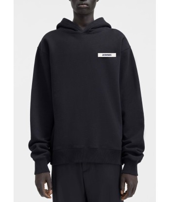 JACQUEMUS - LE HOODIE GROS GRAIN BLACK Véritable concentré