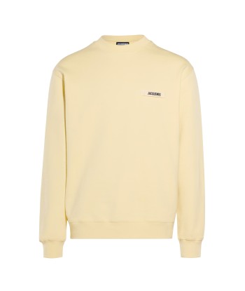 JACQUEMUS - LE SWEATSHIRT GROS GRAIN LIGHT YELLOW pas cheres