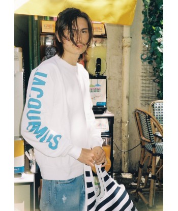 JACQUEMUS - LE SWEATSHIRT TYPO MULTI WHITE Venez acheter