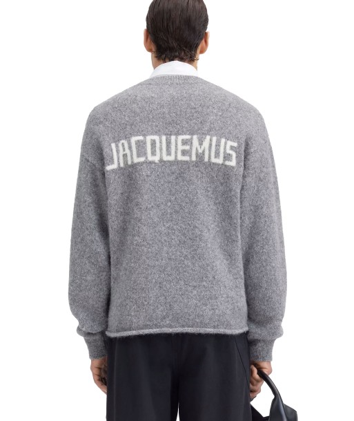 JACQUEMUS - LE PULL JACQUEMUS GREY vous aussi creer 