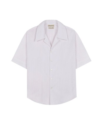 CAMISAS MANOLO - LILAC PINSTRIPE SCHOOL SHIRT livraison et retour toujours gratuits