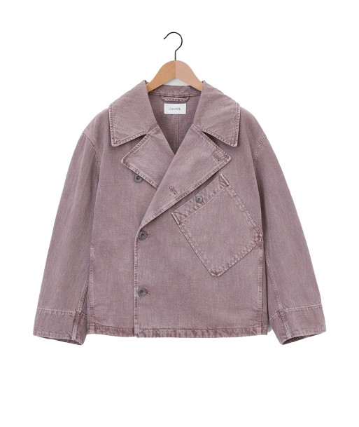 LEMAIRE - DISPATCH JACKET DENIM SNOW MAUVE Voir les baskets