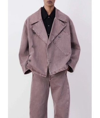 LEMAIRE - DISPATCH JACKET DENIM SNOW MAUVE Voir les baskets