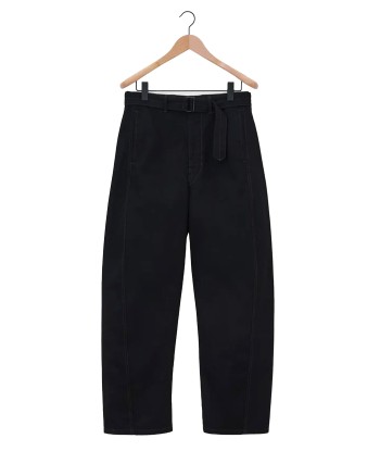 LEMAIRE - TWISTED BELTED PANTS BLACK 2023