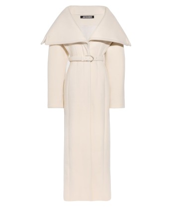 JACQUEMUS - LE MANTEAU CARUSO OFF-WHITE 50% de réduction en Octobre 2024