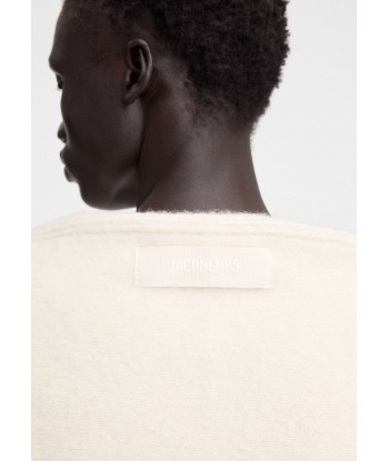 JACQUEMUS - LE CHALE GROS GRAIN OFF-WHITE le des métaux précieux