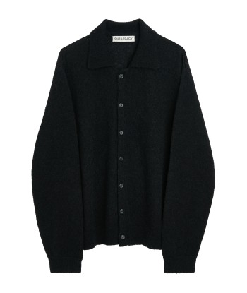 OUR LEGACY - EVENING POLO BLACK FUZZY ALPACA Venez découvrir notre 