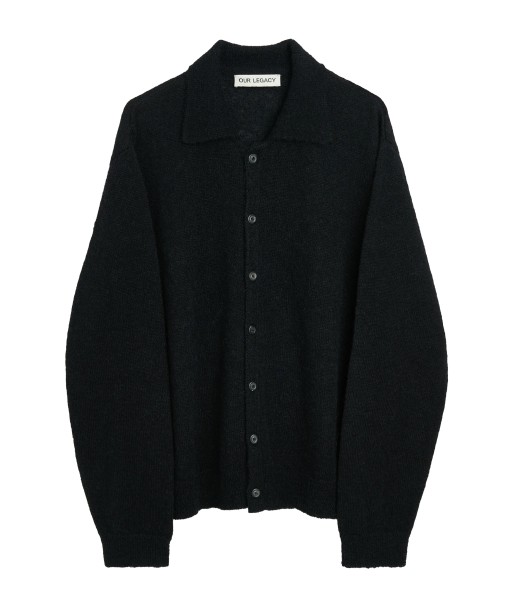 OUR LEGACY - EVENING POLO BLACK FUZZY ALPACA Venez découvrir notre 