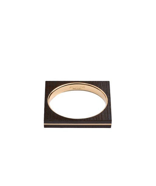 JACQUEMUS - LE BRACELET CARRE GOLD / BROWN 50-70% off 