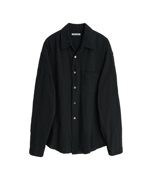 OUR LEGACY - COCO SHIRT WASHED BLACK AIR COTTON de France