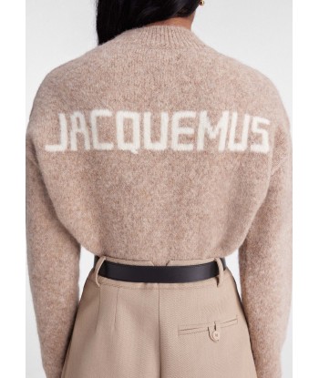 JACQUEMUS - LA MAILLE JACQUEMUS BEIGE pas cher 