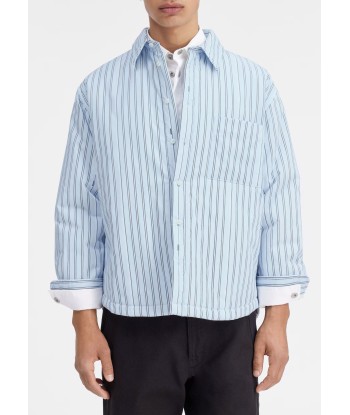 JACQUEMUS - LA CHEMISE BOULANGER PRINT BLUE STRIPES Venez acheter