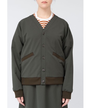 NANAMICA - ALPHADRY CARDIGAN OLIVE pas cher 