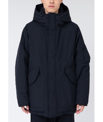 NANAMICA - GORE-TEX DOWN COAT NAVY s'inspire de l'anatomie humaine