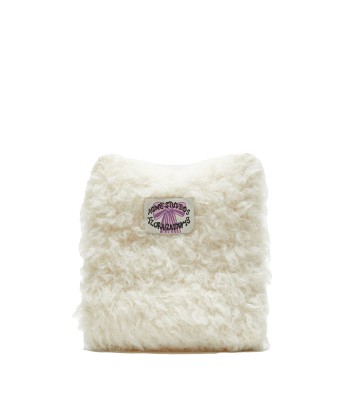 ACNE STUDIOS - FLUFFY SQUARE BEANIE WHITE en ligne des produits 