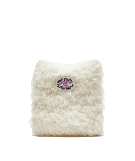 ACNE STUDIOS - FLUFFY SQUARE BEANIE WHITE en ligne des produits 