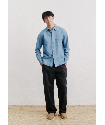 A KIND OF GUISE - GUSTO SHIRT BLUE DENIM Le MVP de beaucoup