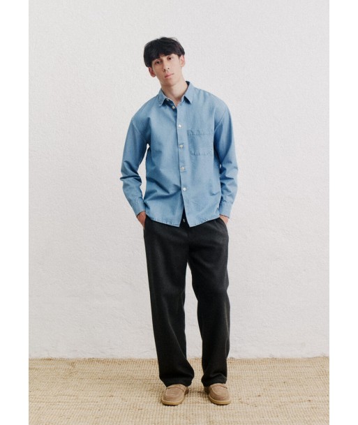 A KIND OF GUISE - GUSTO SHIRT BLUE DENIM Le MVP de beaucoup