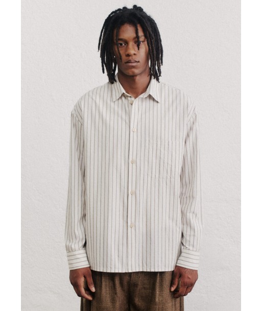 A KIND OF GUISE - GUSTO SHIRT CREAM STRIPE shop