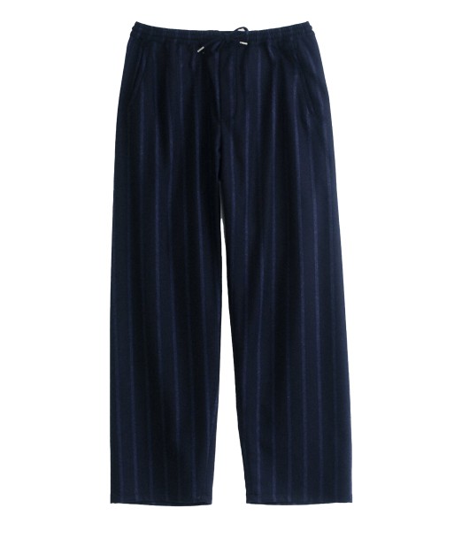 A KIND OF GUISE - SAMURAI TROUSERS OSCURO NAVY STRIPES est présent 