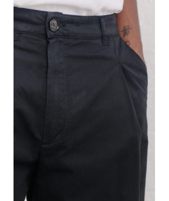 A KIND OF GUISE - FOLDED WIDE TROUSERS BLACK de la marque