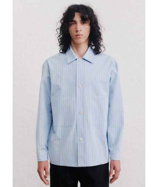 A KIND OF GUISE - SAYAN SHIRT JACKET AQUATIC SAND STRIPES Venez découvrir notre 