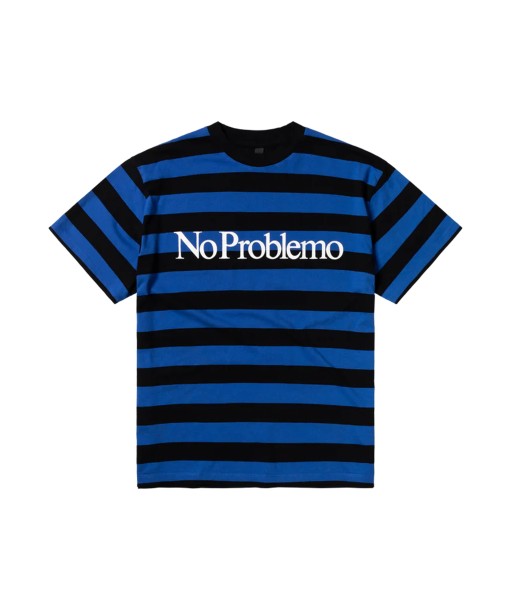 NO PROBLEMO - NO PROBLEMO STRIPED SS TEE BLACK / MULTI en stock