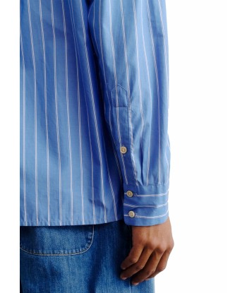 A KIND OF GUISE - GUSTO SHIRT BLUE RIVIERA STRIPE de technologie