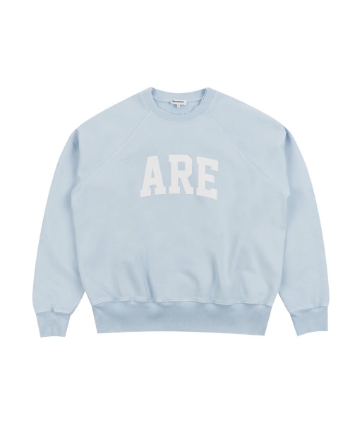 RECEPTION - RARE RAGLAN SWEAT ICE BLUE sélection de produits