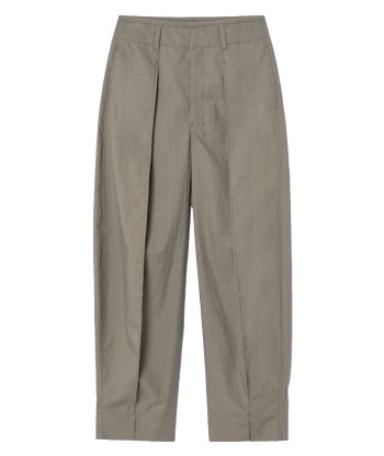 LEMAIRE - CURVED VOLUME PANTS LIGHT OLIVE JUSQU'A -70%! 