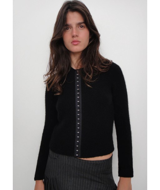 GIMAGUAS - LINGER CARDIGAN BLACK de la marque