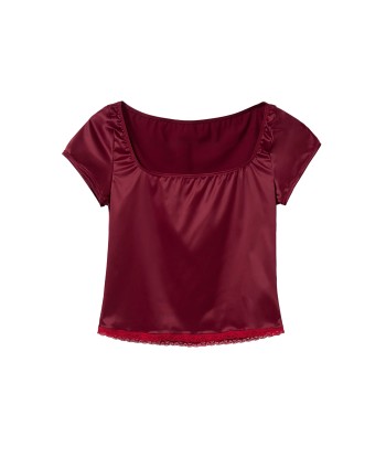 GIMAGUAS - CASSIE TOP BURGUNDY s'inspire de l'anatomie humaine