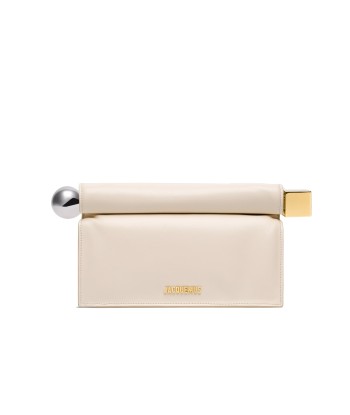 JACQUEMUS - LA POCHETTE ROND CARRE LIGHT IVORY la chaussure