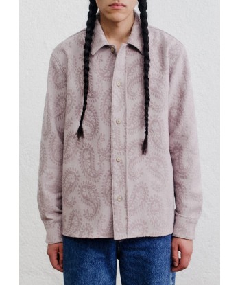 A KIND OF GUISE - CULLU OVERSHIRT CHENILLE LILAC hantent personnes