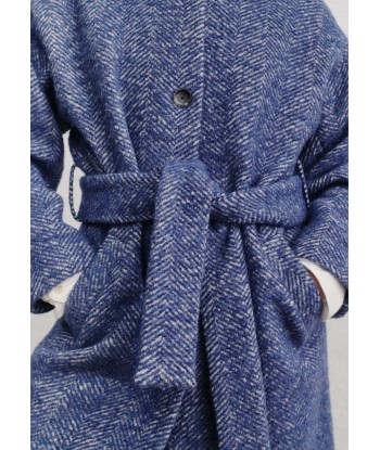 A KIND OF GUISE - EALA COAT HERRINGBONE BLUE prix pour 