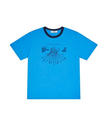 WALES BONNER - SATURN T SHIRT BLUE ou a consommer sur place