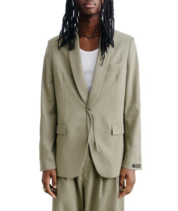 A KIND OF GUISE - SHINJI BLAZER CHALK GREEN destockage