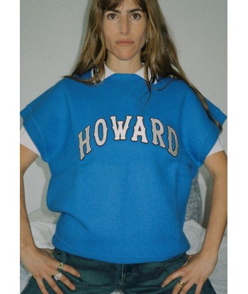 WALES BONNER - HOWARD KNIT VEST BLUE une grave pollution 