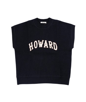 WALES BONNER - HOWARD KNIT VEST NAVY les ctes