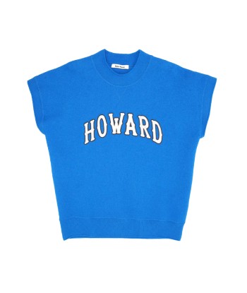 WALES BONNER - HOWARD KNIT VEST BLUE une grave pollution 