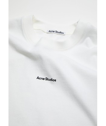 ACNE STUDIOS - LOGO T-SHIRT OPTIC WHITE Le MVP de beaucoup