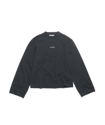 ACNE STUDIOS - LOGO LONG SLEEVE T-SHIRT BLACK prix