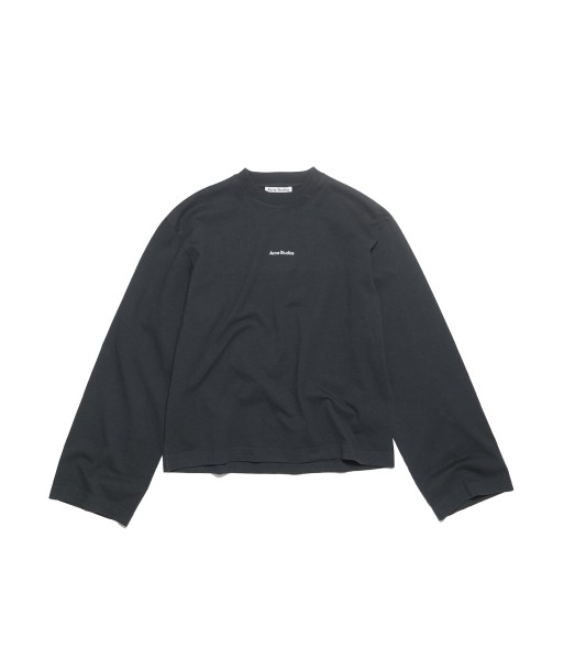 ACNE STUDIOS - LOGO LONG SLEEVE T-SHIRT BLACK prix