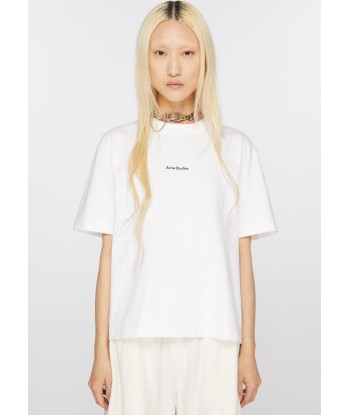 ACNE STUDIOS - LOGO T-SHIRT OPTIC WHITE Le MVP de beaucoup