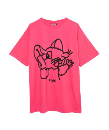 PUBLIC POSSESSION - CIAO CIAO T SHIRT PINK acheter